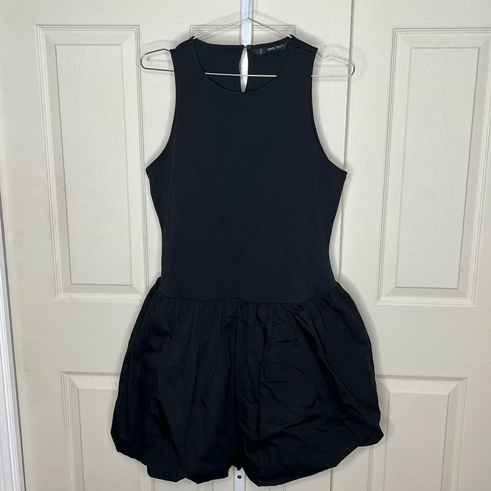 Mng Bubble Turned on Hem Dress Size Xl - Picture 2 of 5